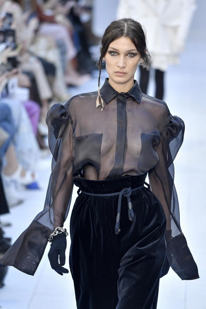 Supermodel Bella Hadid Walks the Runway in a See-Through Outfit gallery, pic 36