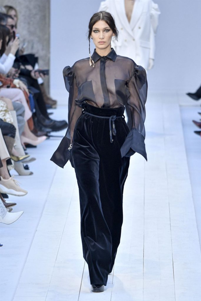 Supermodel Bella Hadid Walks the Runway in a See-Through Outfit gallery, pic 12