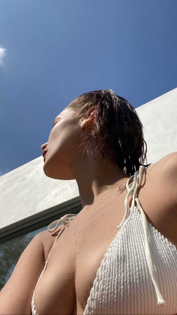 Stunning Supermodel Bella Hadid Teasing the Cam with Her Rack gallery, pic 2