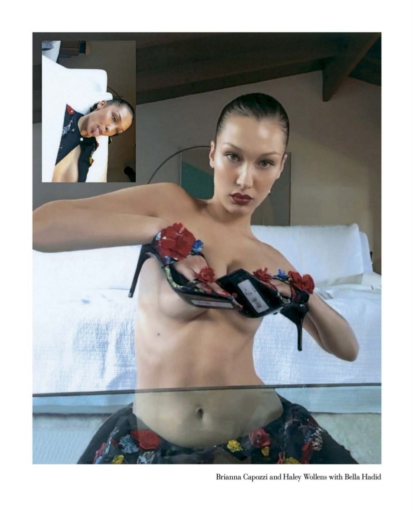 Naked Bella Hadid Is Not Going to Let You See Her Bare Boobies gallery, pic 2