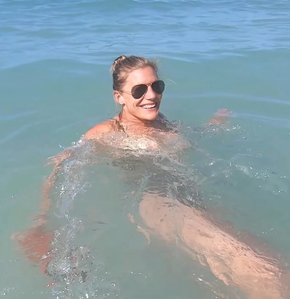 Kinky MILF Katee Sackhoff Flashing Her Nipple (Accidentally?) video screenshot 12