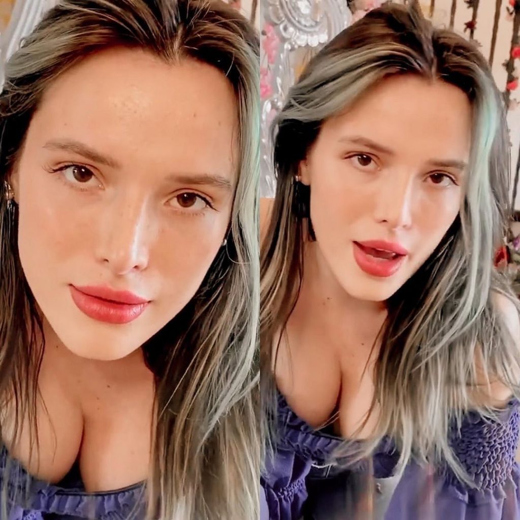 Social Media Sensation Bella Thorne Shows Her Cleavage The Fappening.