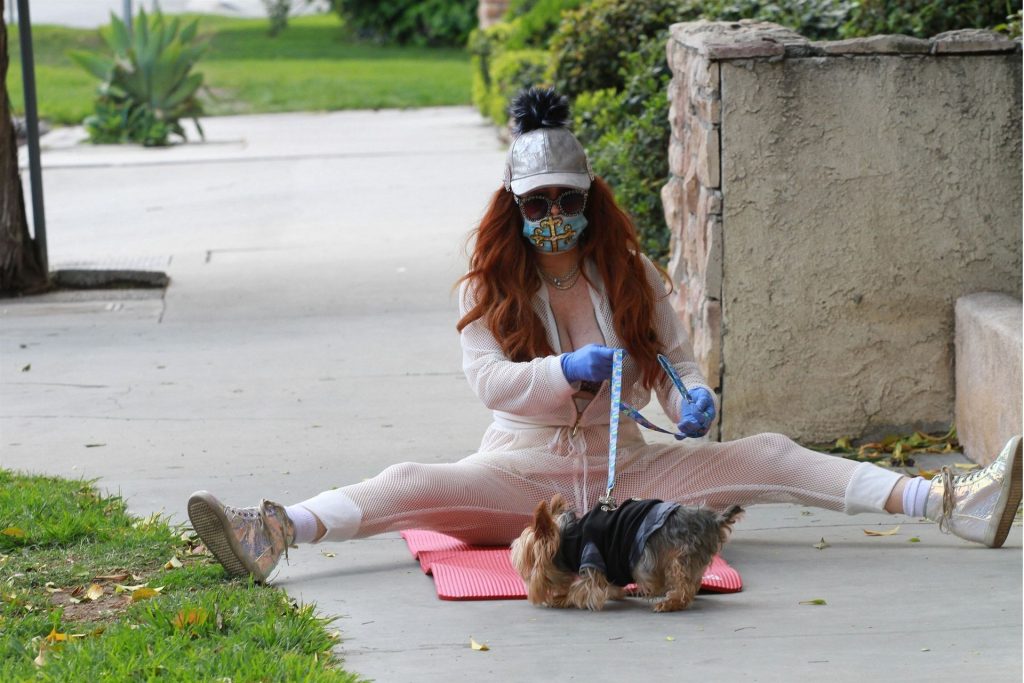 Disgusting Redhead Phoebe Price Goes on all Fours on the Sidewalk gallery, pic 22