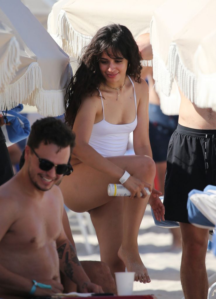 Thick Latina Camila Cabello Shows Her BIG BUTT on the Beach gallery, pic 18