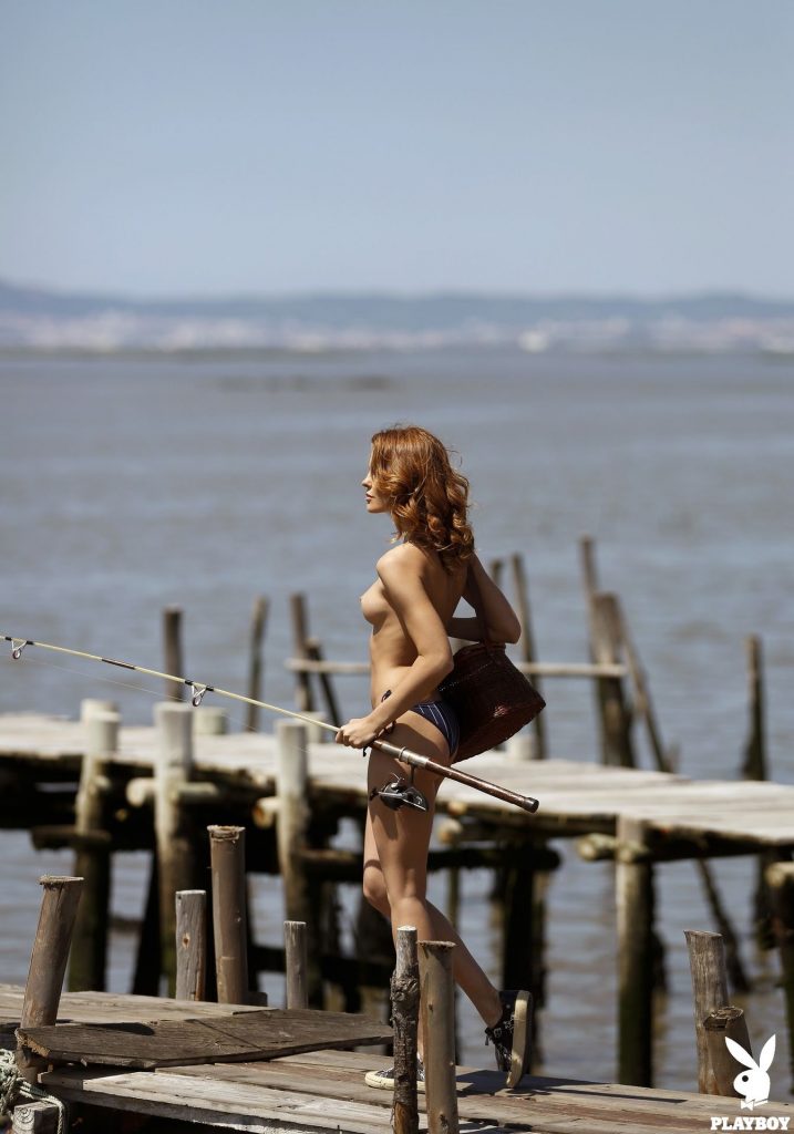 Stacked Redhead Valeria Lakhina Posing Naked for Playboy  video screenshot 21