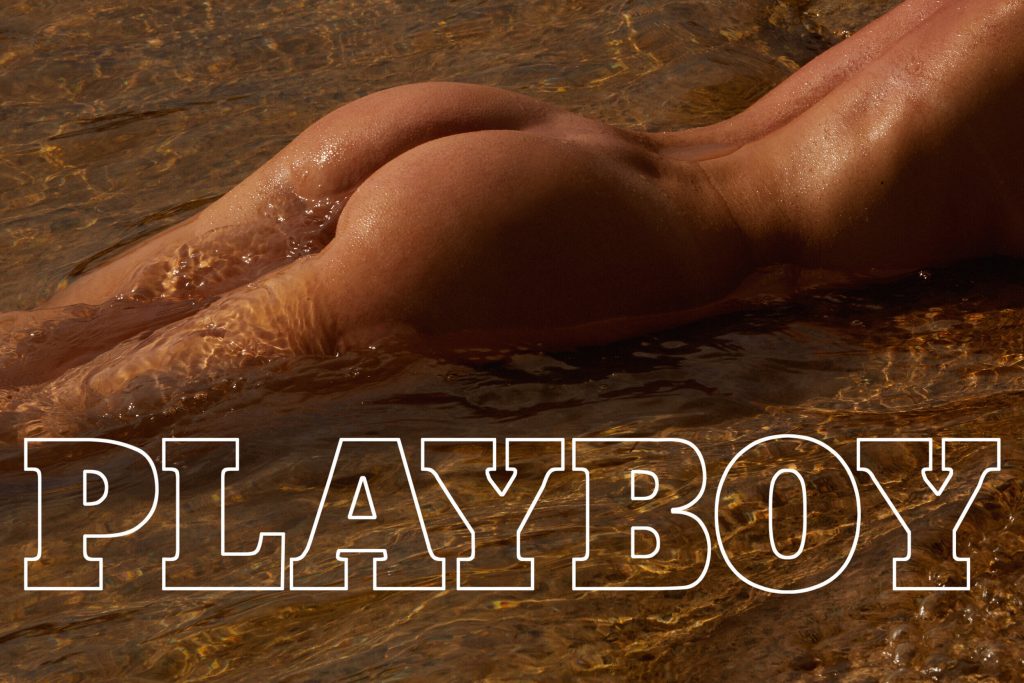 Lanky Brunette Vika Radchenko Stripping on the Pages of Playboy gallery, pic 2