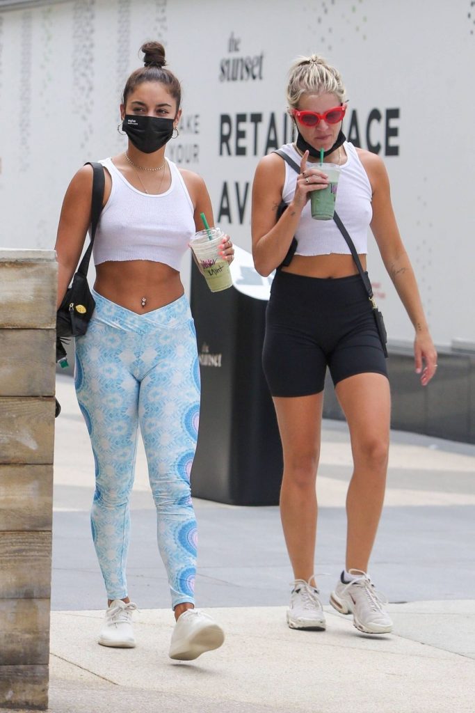 Sexy Brunette Vanessa Hudgens Looks Amazing in Skintight Sportswear gallery, pic 6