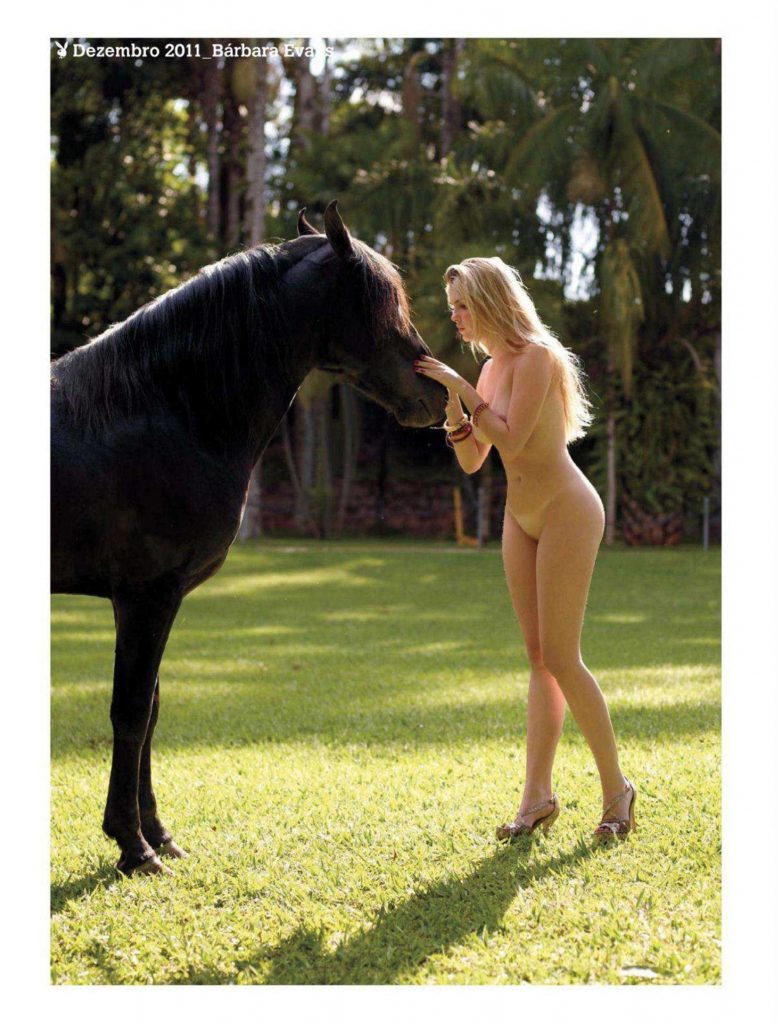 Brazilian Bombshell Bárbara Evans Posing Naked for Playboy gallery, pic 20
