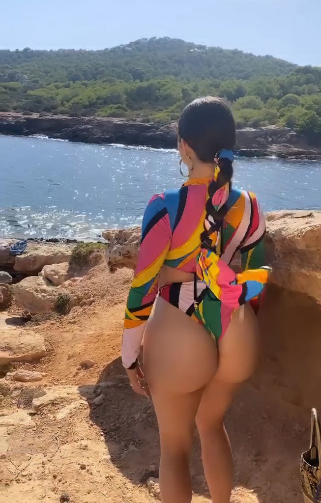 Asstastic Brunette Demi Rose Shows Her Huge Booty on the Set video screenshot 36