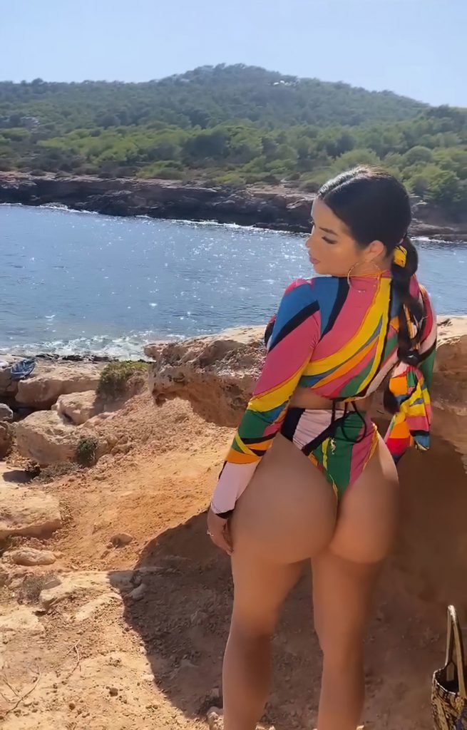 Asstastic Brunette Demi Rose Shows Her Huge Booty on the Set video screenshot 38