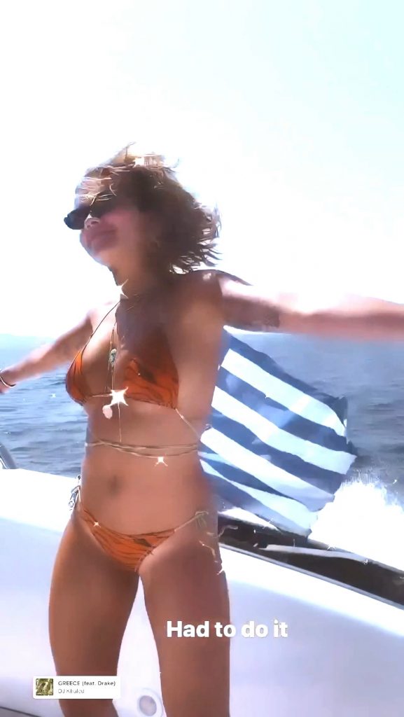 Sex-Starved Rita Ora Prancing Around in a Tiny-Ass Bikini video screenshot 4
