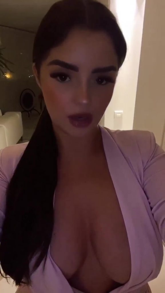 Buxom Brunette Demi Rose Shoves Her Tits in the Camera gallery, pic 20