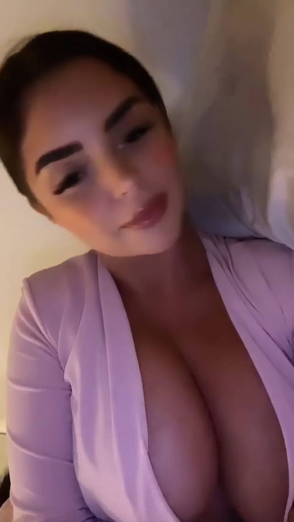 Buxom Brunette Demi Rose Shoves Her Tits in the Camera gallery, pic 8