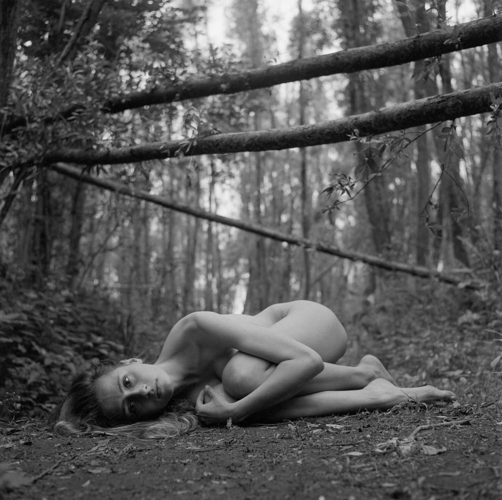 Miserable Hottie Emma Helena Posing Totally Naked in the Woods gallery, pic 4