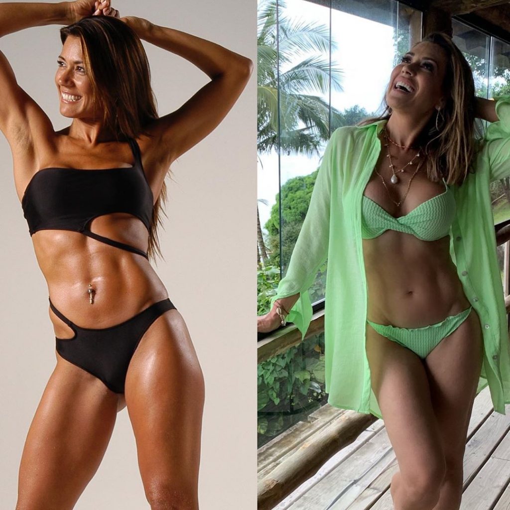 Fitness-Obsessed Brunette Solange Frazão Showing Her Perfect Abs gallery, pic 4