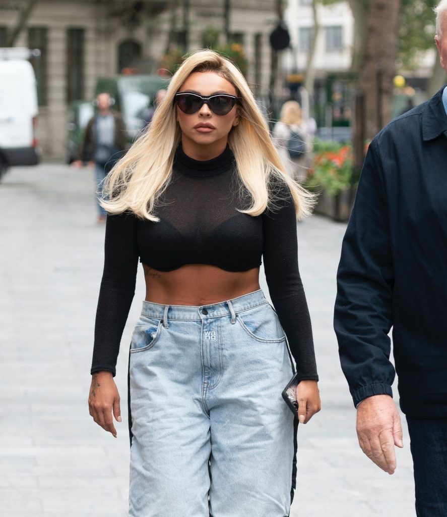 Blonde Jesy Nelson Shows Her Midriff and Boobs in a Sexy Outfit gallery, pic 44
