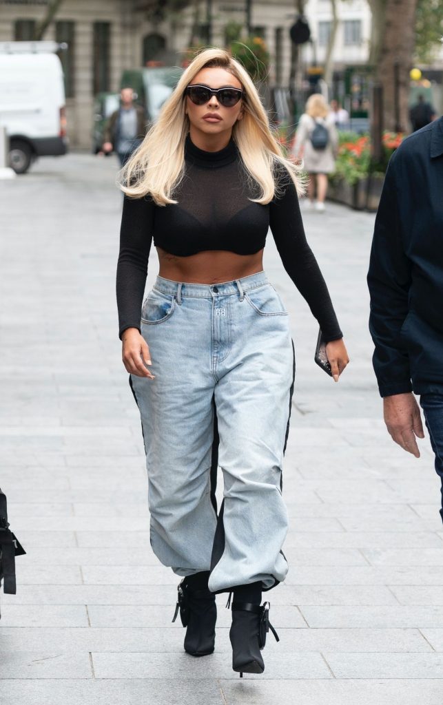 Blonde Jesy Nelson Shows Her Midriff and Boobs in a Sexy Outfit gallery, pic 60