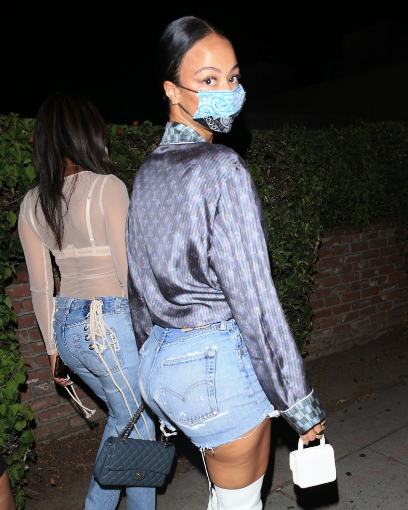 Leggy Draya Michele Roams the Streets of Hollywood at Night gallery, pic 2