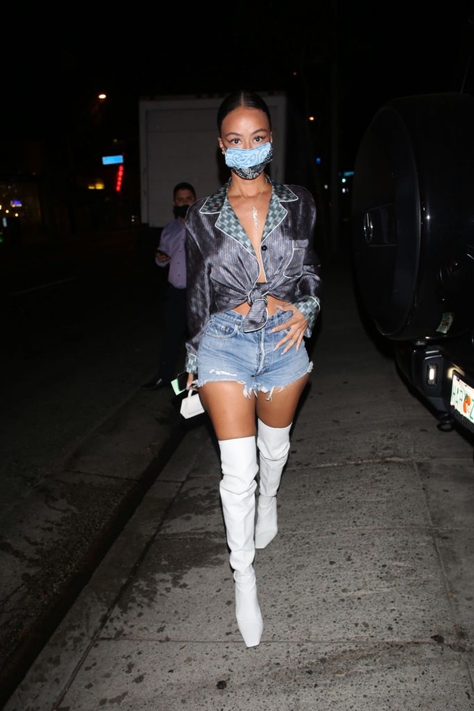 Leggy Draya Michele Roams the Streets of Hollywood at Night gallery, pic 20