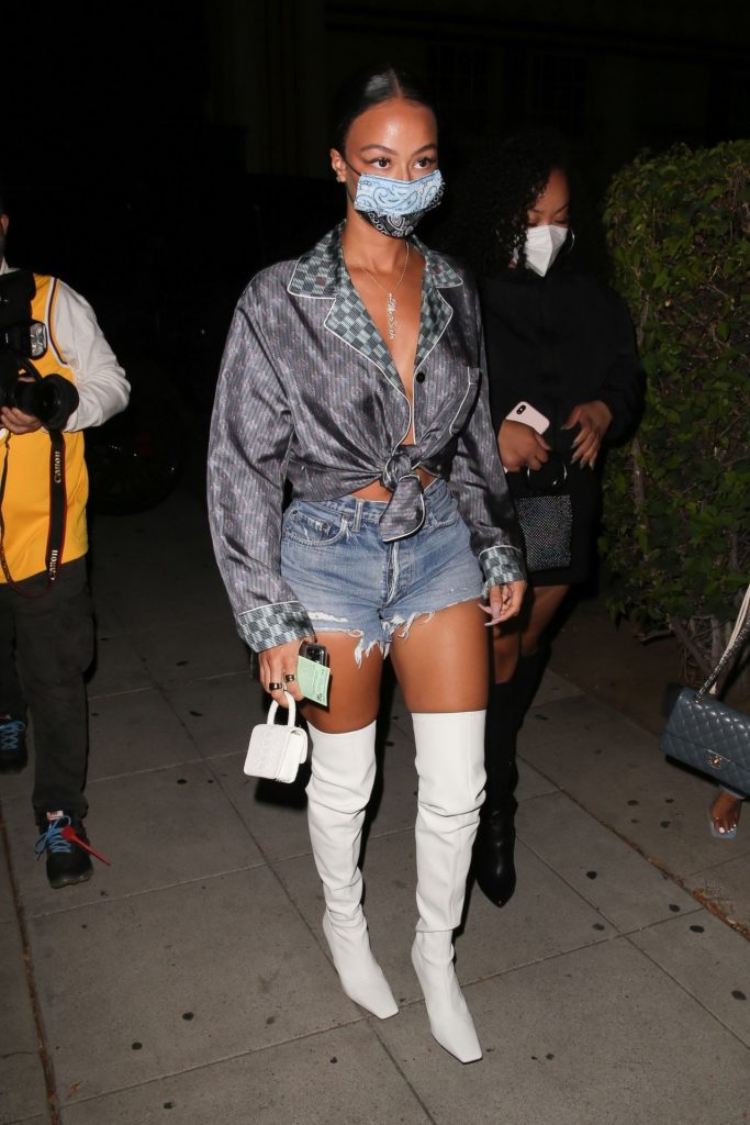 Leggy Draya Michele Roams the Streets of Hollywood at Night gallery, pic 30