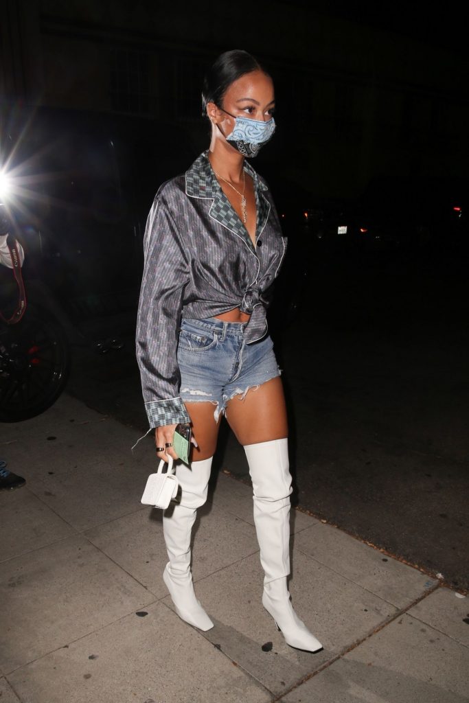 Leggy Draya Michele Roams the Streets of Hollywood at Night gallery, pic 32