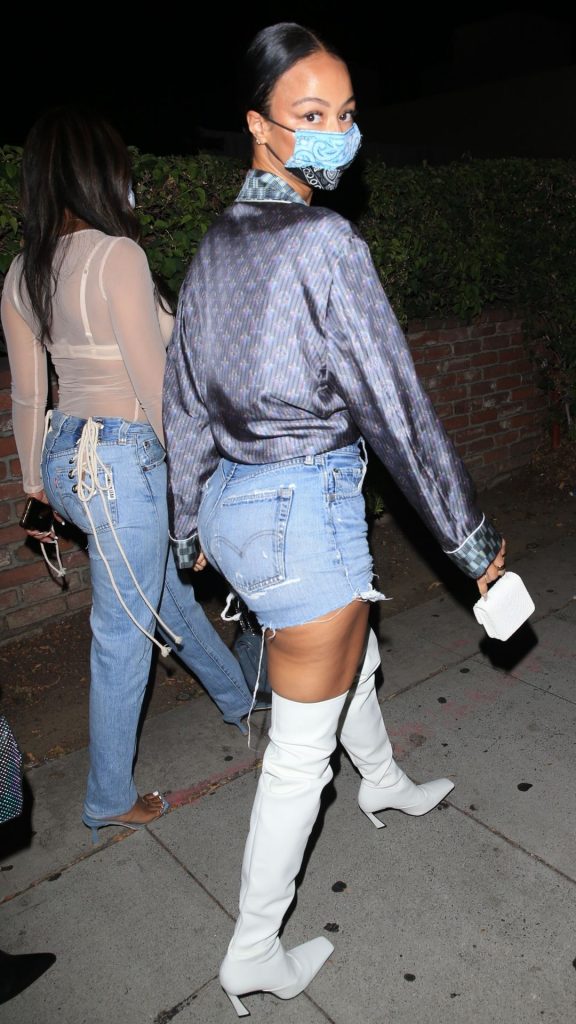 Leggy Draya Michele Roams the Streets of Hollywood at Night gallery, pic 6