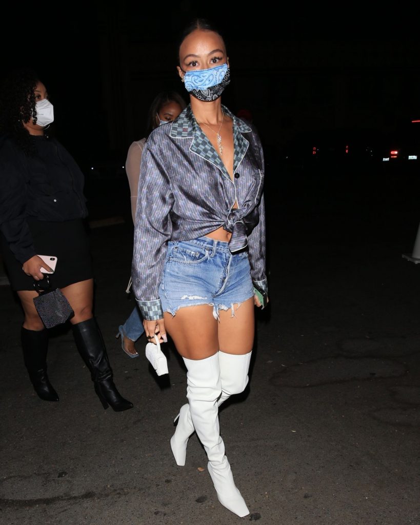 Leggy Draya Michele Roams the Streets of Hollywood at Night gallery, pic 14