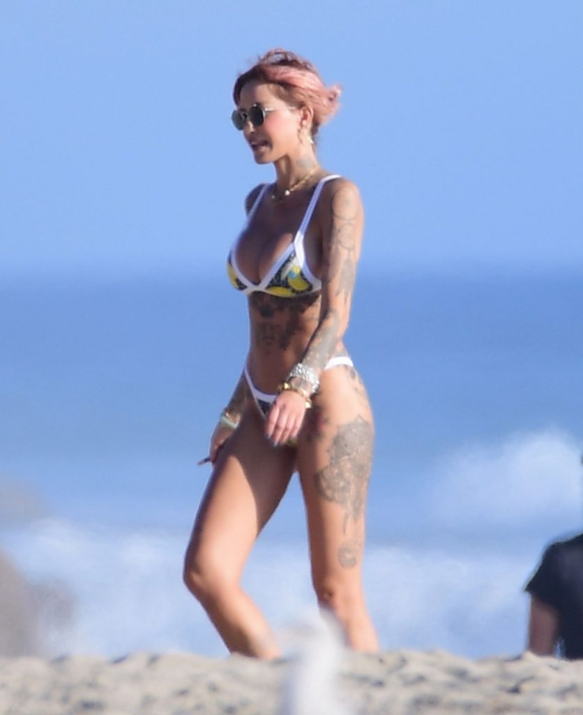 Busty Babe Tina Louise Showing Her Bikini Body During a Walk gallery, pic 104