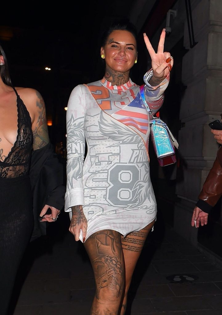Inked-Up Trashy Slag, Jemma Lucy, Showing Her Legs and More gallery, pic 6