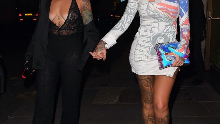 Inked-Up Trashy Slag, Jemma Lucy, Showing Her Legs and More