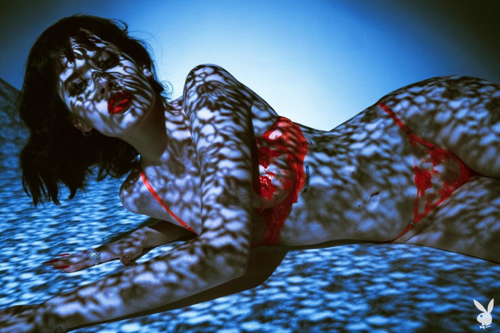 Gorgeous Brunette Carolina Ballesteros Posing Totally Naked in Playboy gallery, pic 20