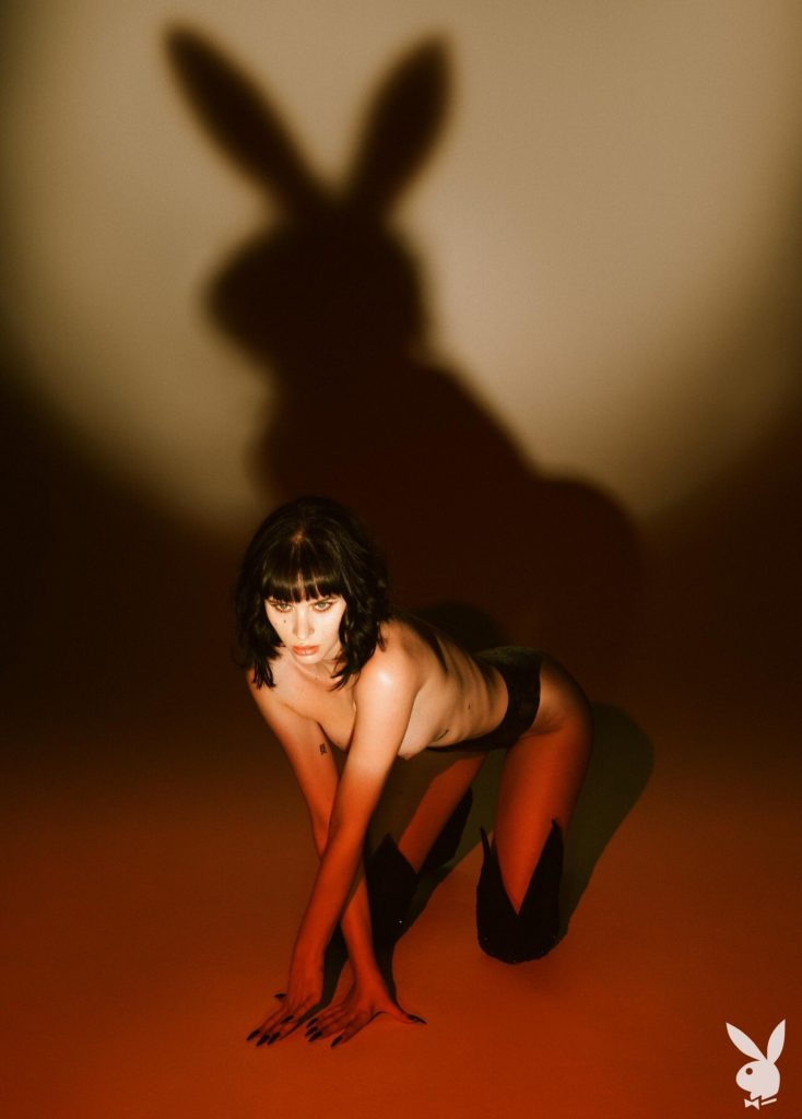 Gorgeous Brunette Carolina Ballesteros Posing Totally Naked in Playboy gallery, pic 14