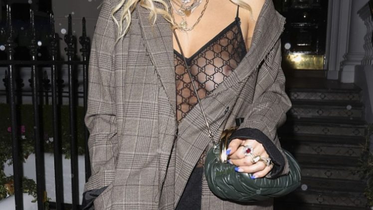 Always-Glamorous Rita Ora Caught in a Slutty See-Through Outfit