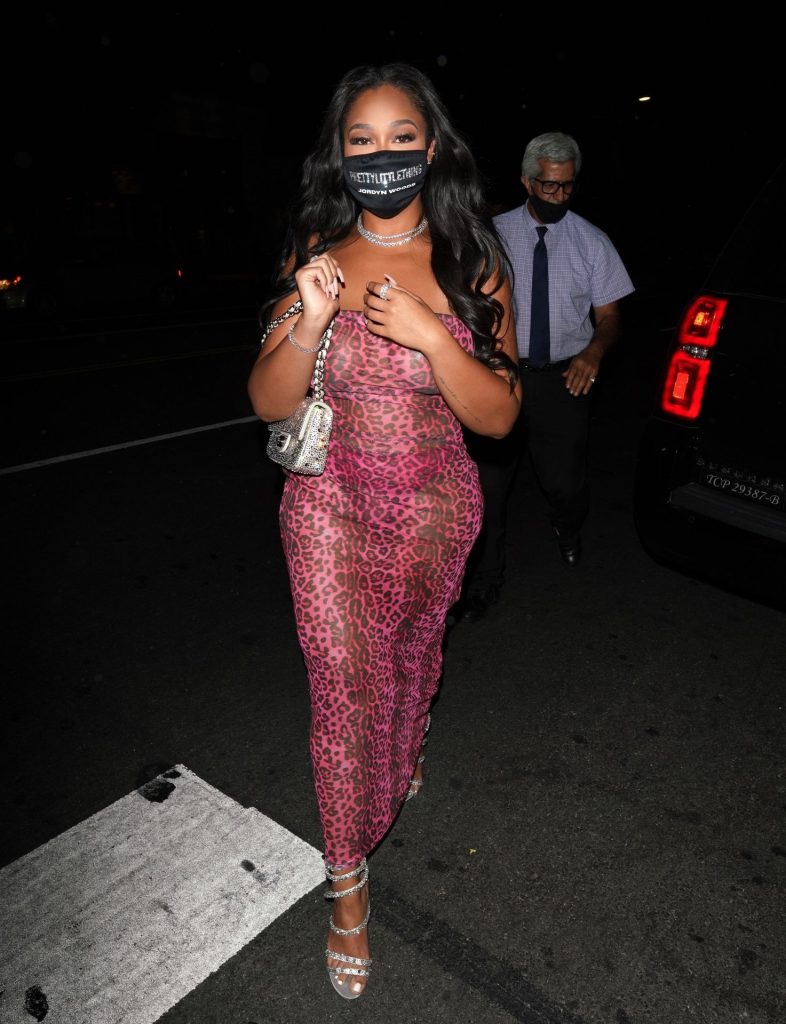 Jordyn Woods Showcasing Her Meaty Ass in a Transparent Outfit gallery, pic 62