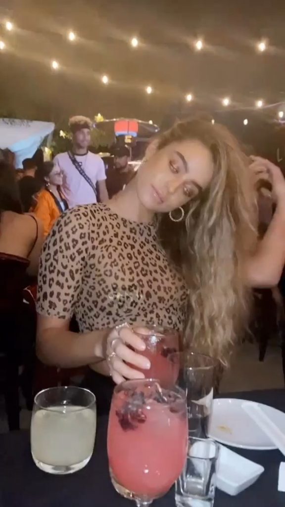 Blonde Sommer Ray Sluts It Up in a See-Through Leopard Print Top gallery, pic 2