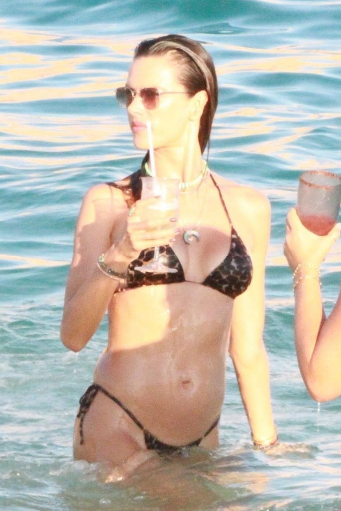 Fit Brunette Alessandra Ambrosio Showcasing Her Extra-Tight Body gallery, pic 18