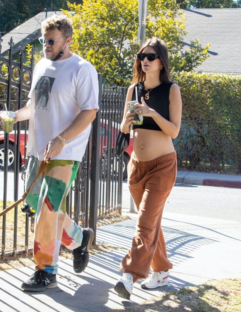 Emily Ratajkowski Hiking and Looking Really Cheery with Her Baby Bump on Display gallery, pic 56