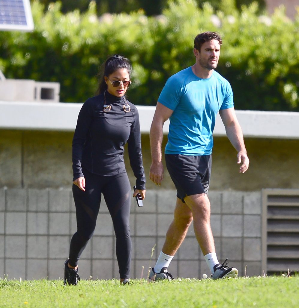 Gorgeous Nicole Scherzinger Running Around and Squatting in a Park gallery, pic 46