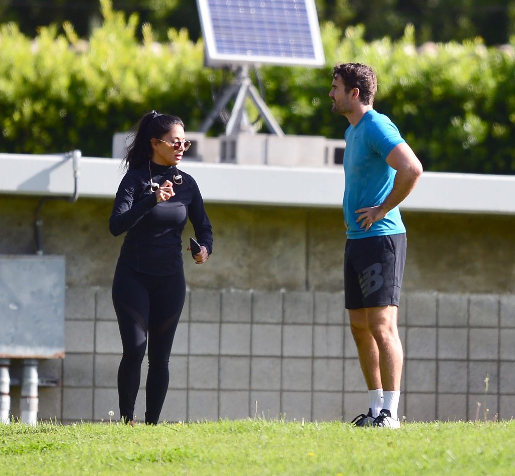 Gorgeous Nicole Scherzinger Running Around and Squatting in a Park gallery, pic 60