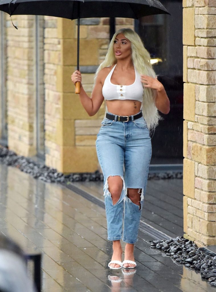 Bronzed Bimbo Chloe Ferry Looks Even Spookier in the Latest Photoshoot gallery, pic 28