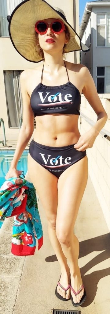 Wannabe Activist Blanca Blanco Urges Her Fans to Vote gallery, pic 32