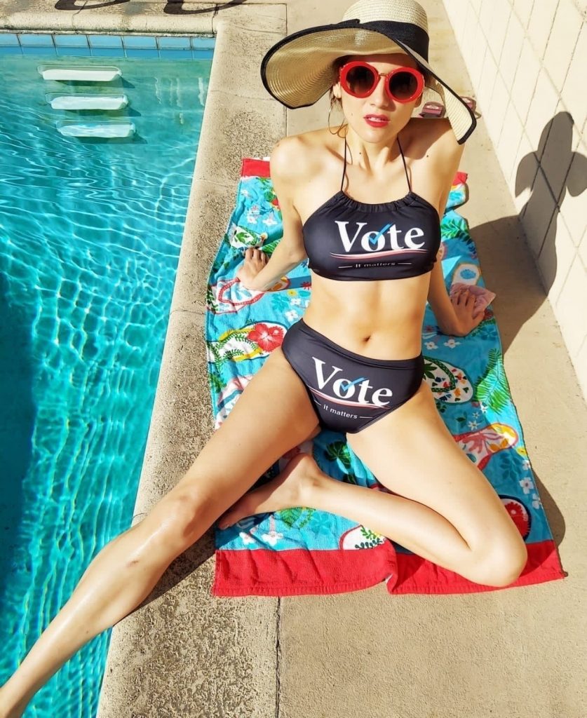 Wannabe Activist Blanca Blanco Urges Her Fans to Vote gallery, pic 4