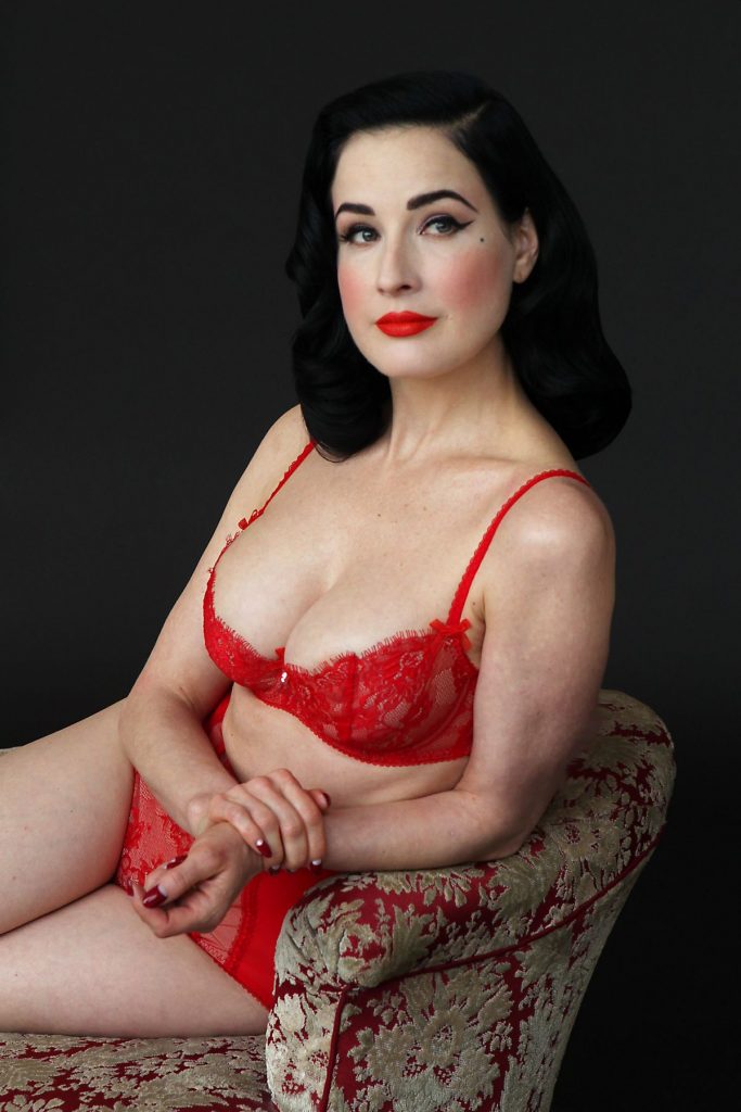 Small Collection of the Sexiest Dita Von Teese Pictures (Lingerie Only) gallery, pic 38