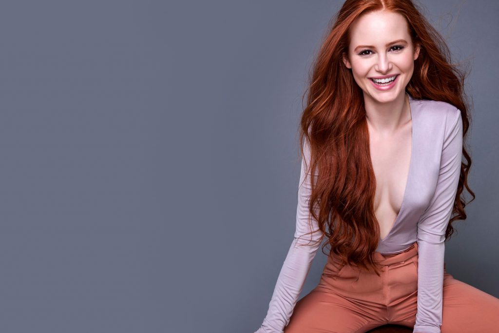 Ghostly Pale Redhead Madelaine Petsch Showing Some Skin a Hot Gallery, pic 12