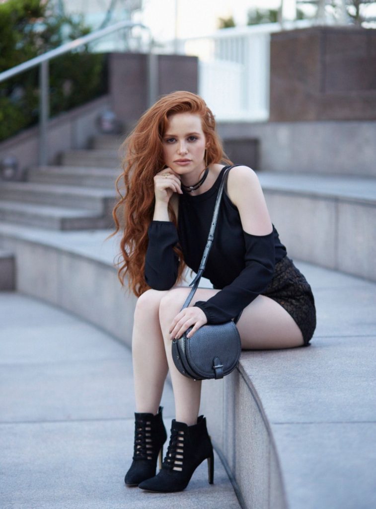 Ghostly Pale Redhead Madelaine Petsch Showing Some Skin a Hot Gallery, pic 14