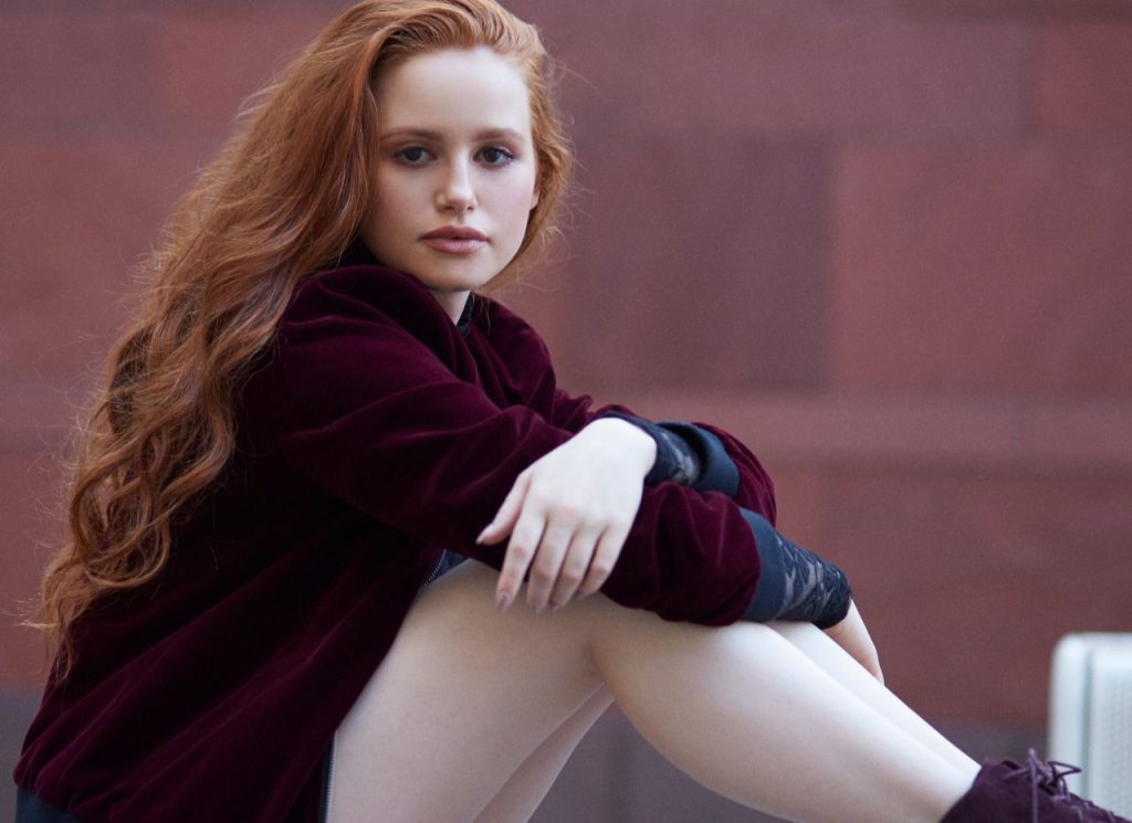Ghostly Pale Redhead Madelaine Petsch Showing Some Skin a Hot Gallery, pic 16