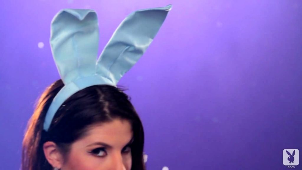 Busty Easter Bunny Amanda Cerny Showing Her Fake Tits While Dancing Around video screenshot 2