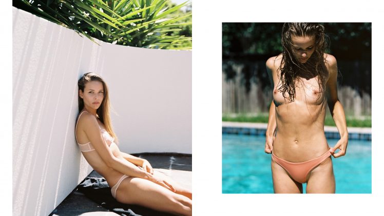 Poolside Posing Session Focusing on Andrea Smidt and Her Enviable Body