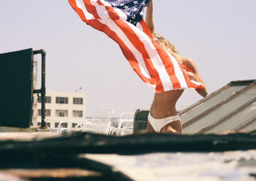 Hannah Kirkelie Draped in the American Flag, Looking Hot AF and Patriotic gallery, pic 12