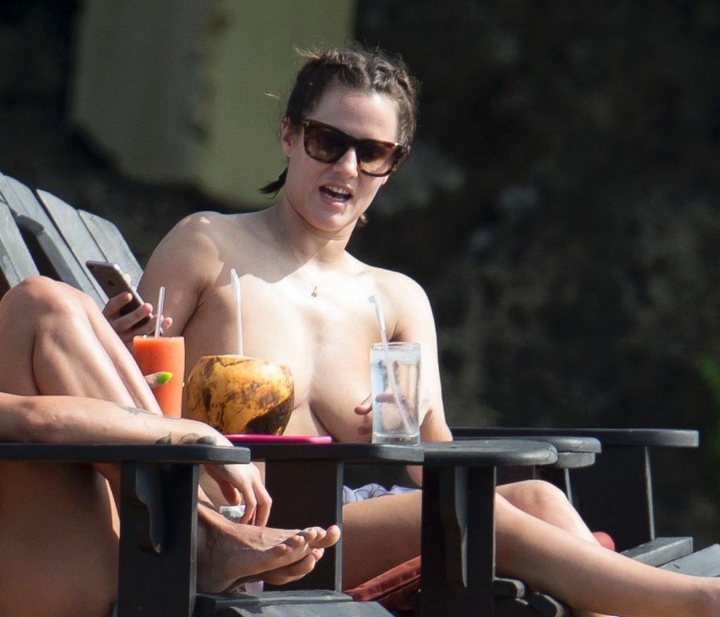 Vacationing Beauty Caroline Flack Shows Her Big Breasts for the Camera gallery, pic 12